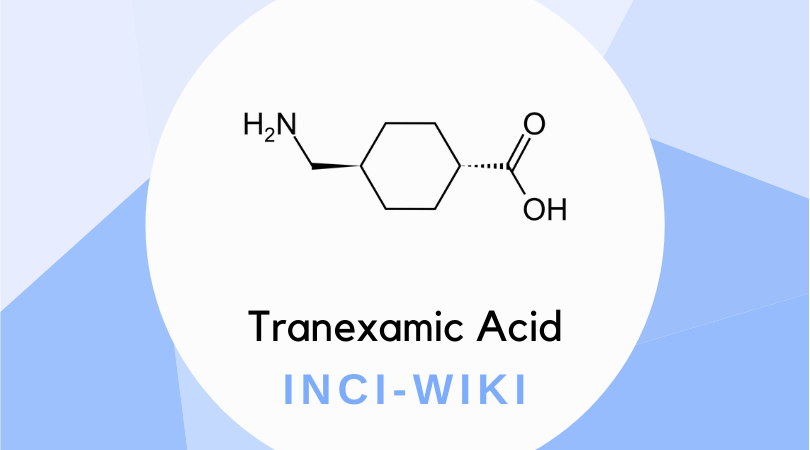 Strukturformel Tranexamsäure Tranexamic Acid in Hautpflege